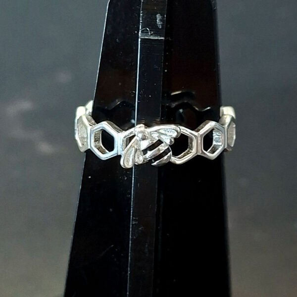 Anillo panal y abeja